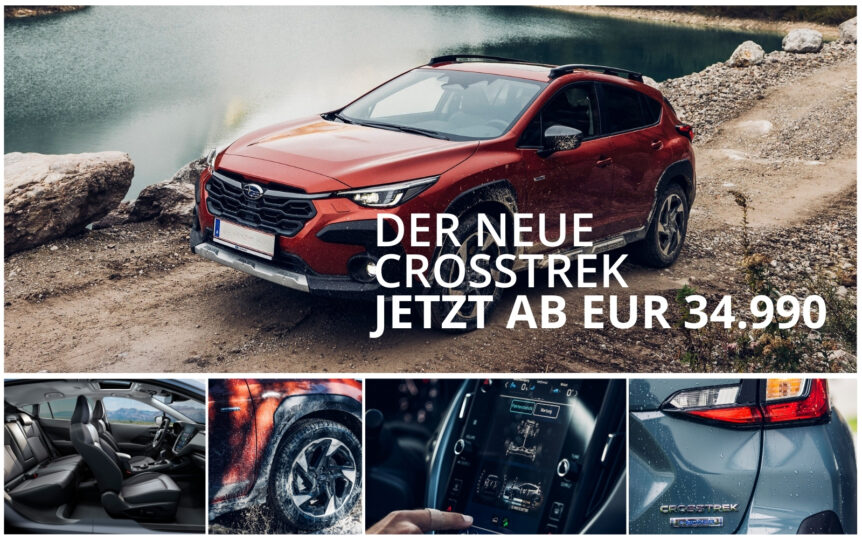 Neuer CrossTrek ab EUR 34990 Aktion Q1-2025